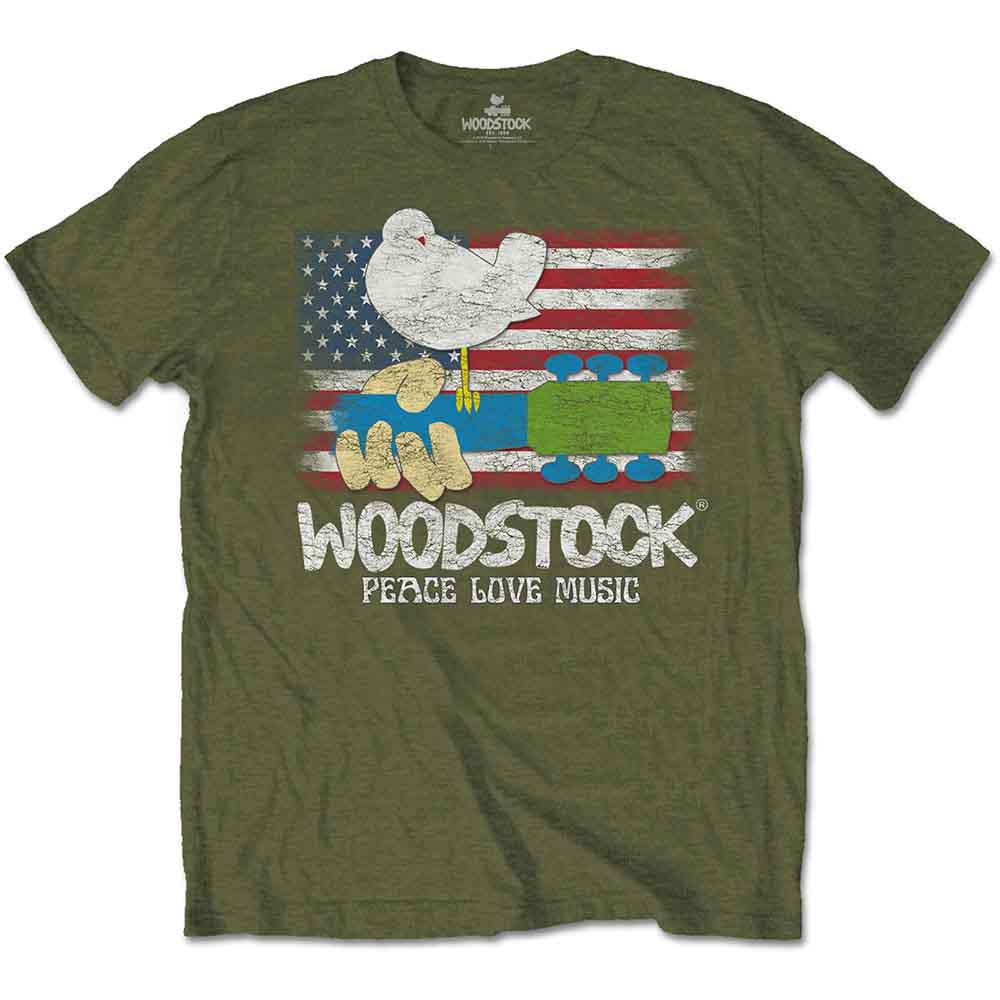 Woodstock - Flag | T-Shirt Green