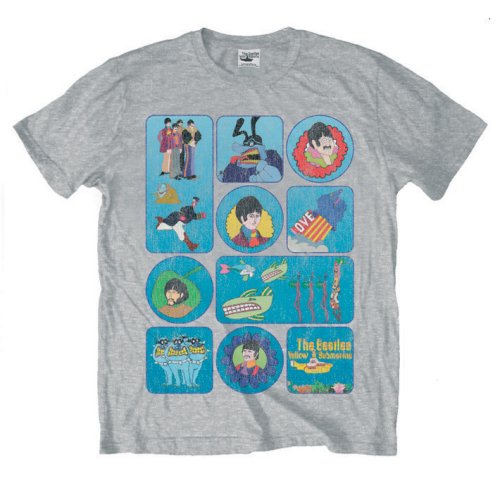 The Beatles - Yellow Submarine Montage | T-Shirt Grey