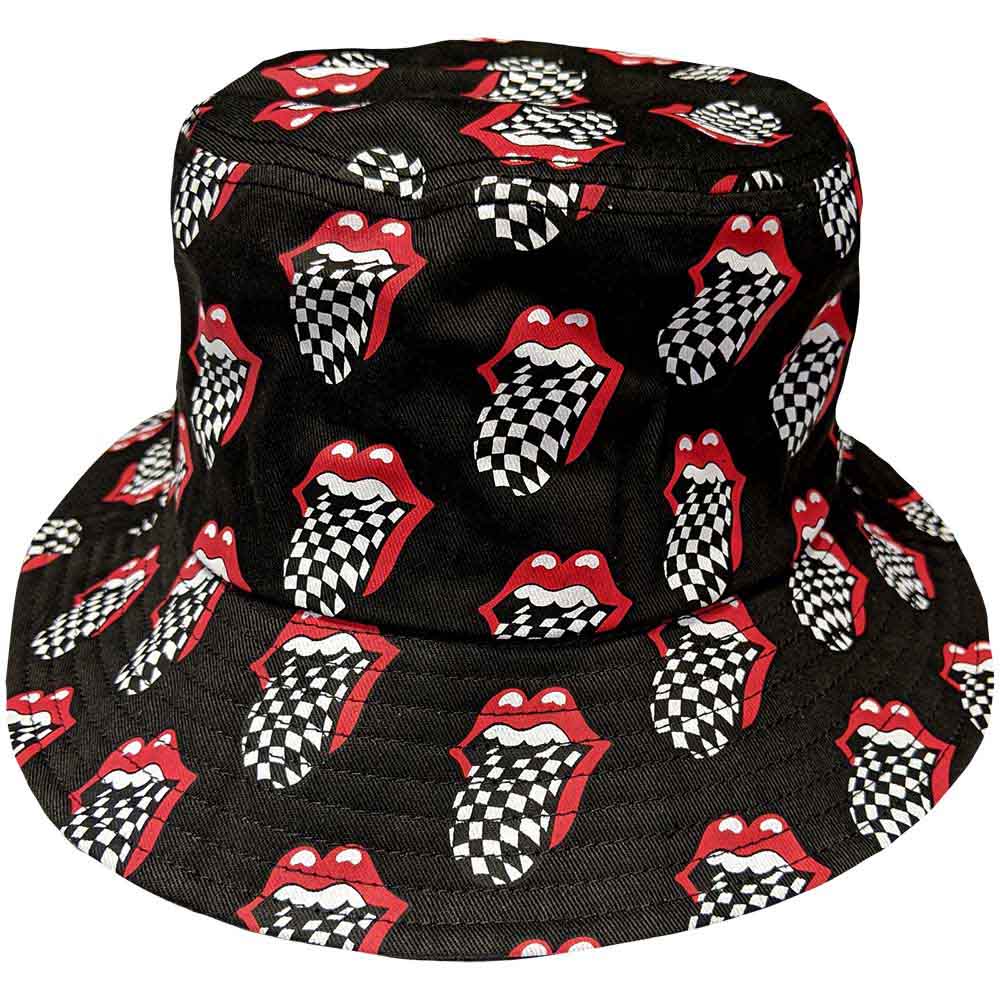 The Rolling Stones - Checker Tongue Pattern | Hat Grey