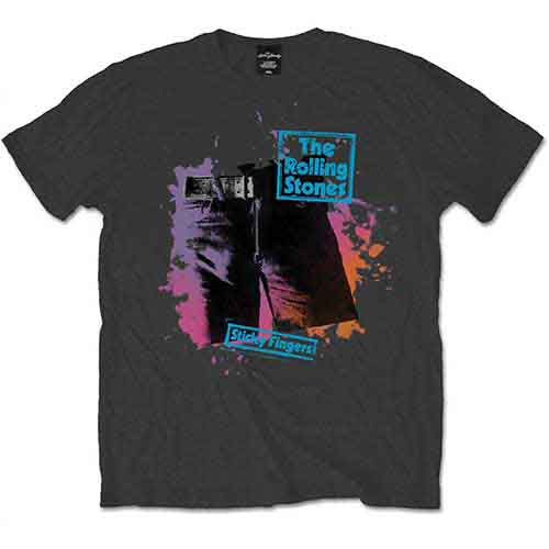 The Rolling Stones - Sticky Colours | T-Shirt Grey