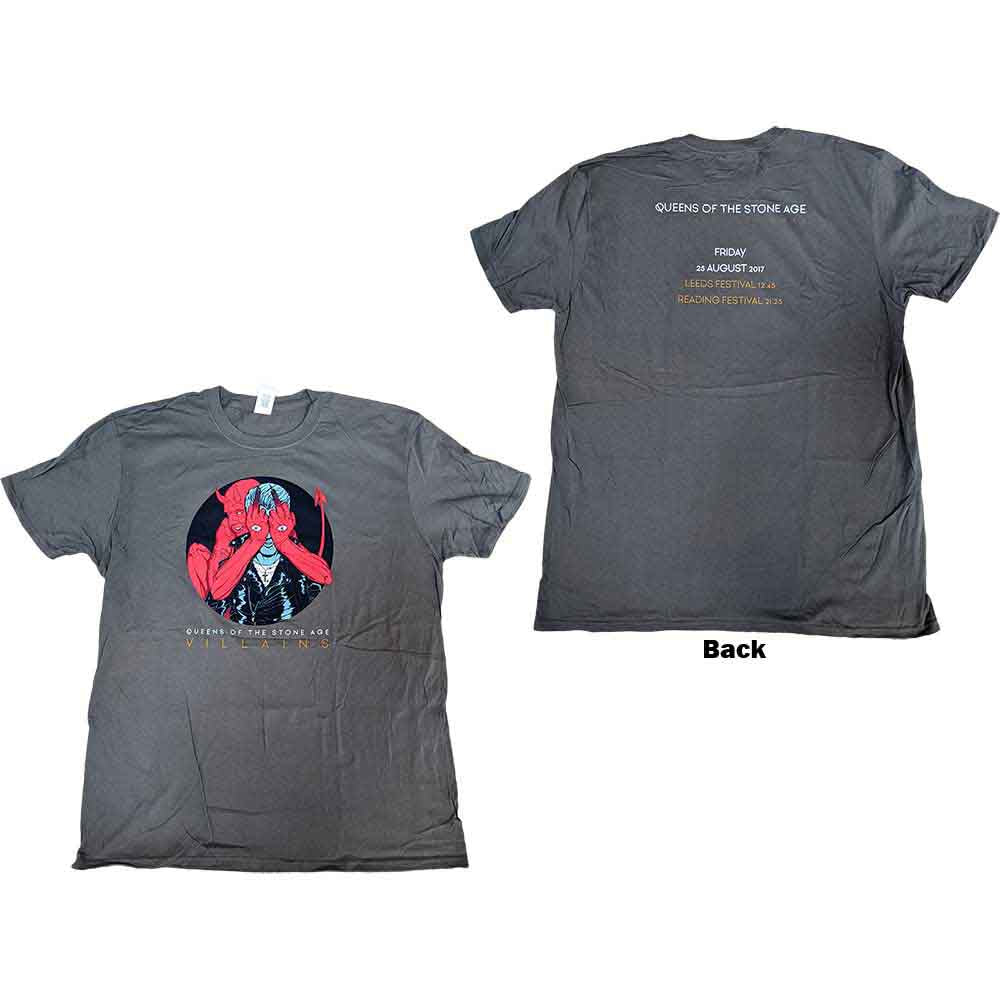 Queens Of The Stone Age - Villains R&L 2017 | T-Shirt Grey