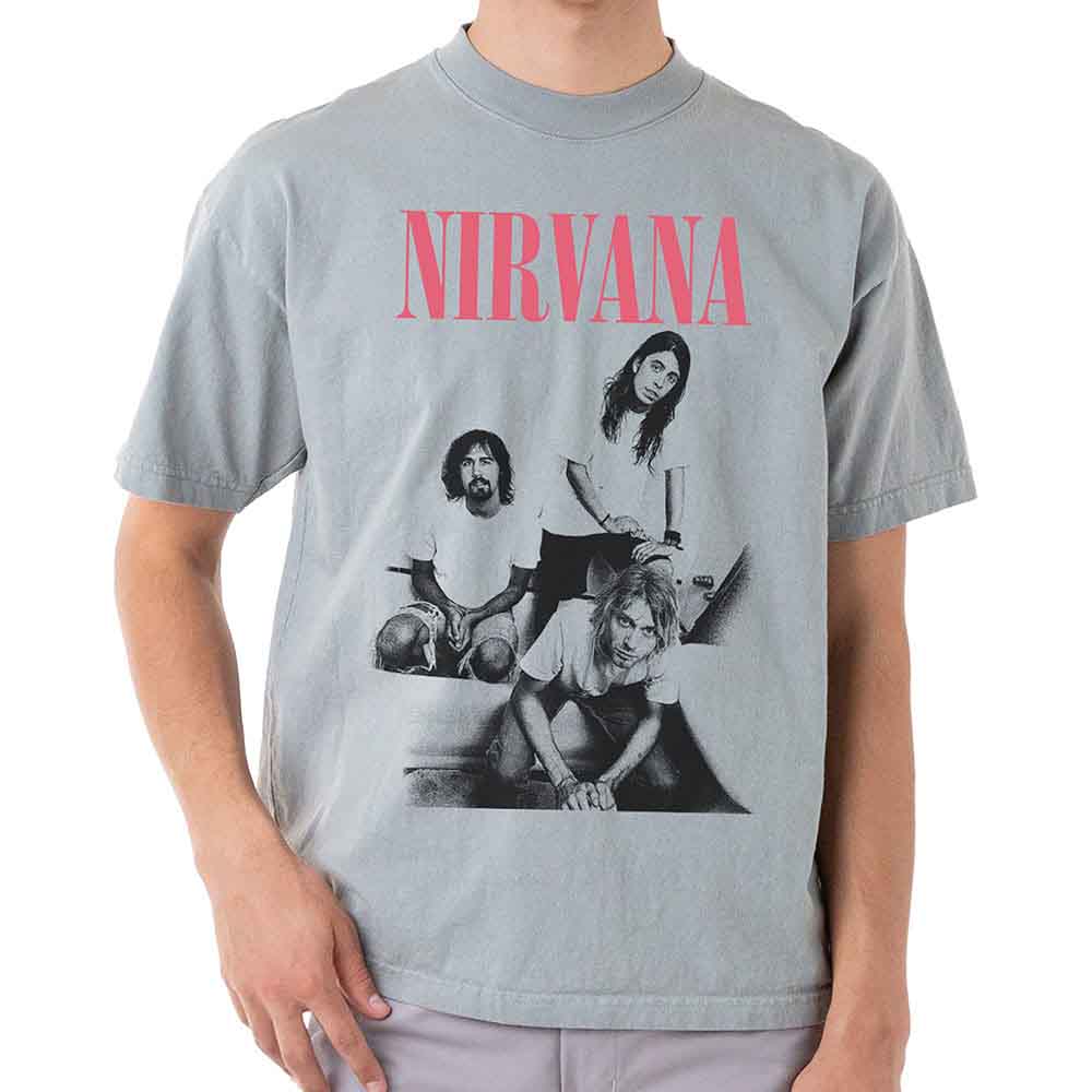 Nirvana - Bathroom Photo | T-Shirt Grey