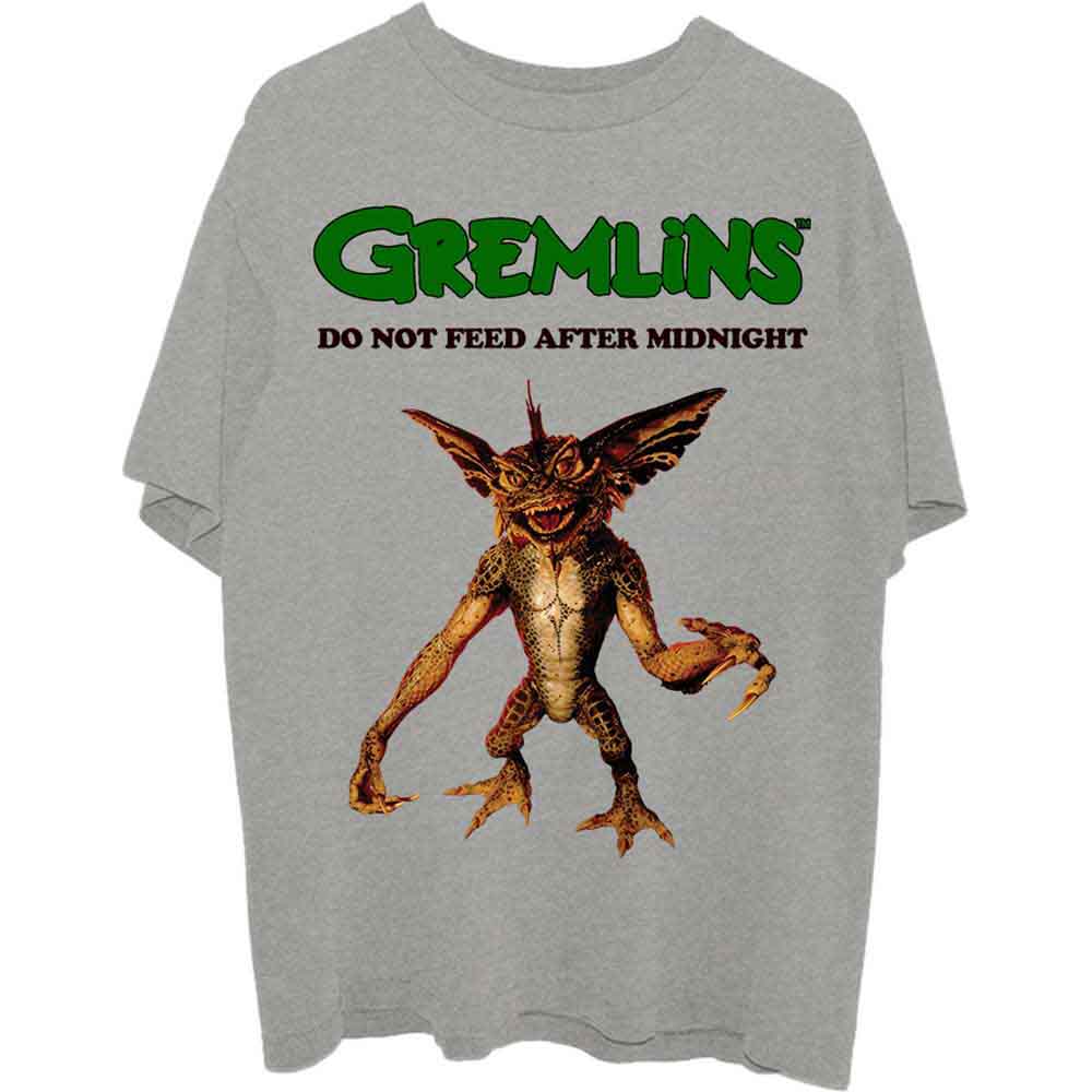 Warner Bros - Gremlins Stripe Do Not Feed | T-Shirt Grey