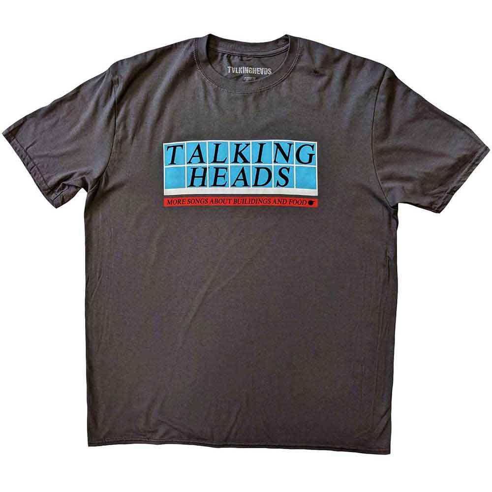 Talking Heads - Tiled Logo | T-Shirt Grey