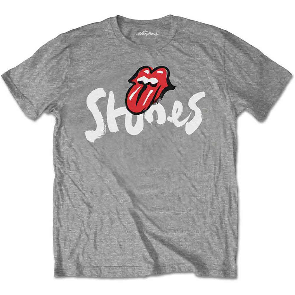 The Rolling Stones - No Filter Brush Strokes | T-Shirt Grey