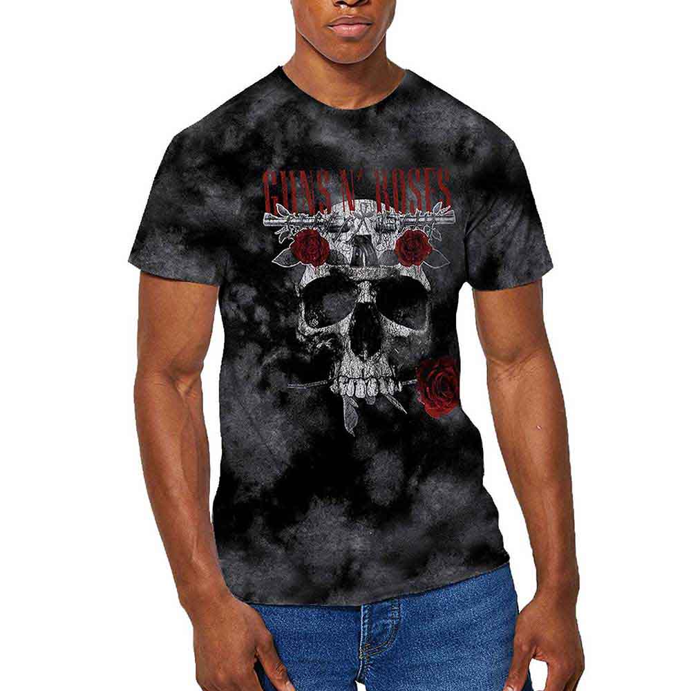 Guns N' Roses - Flower Skull | T-Shirt Grey