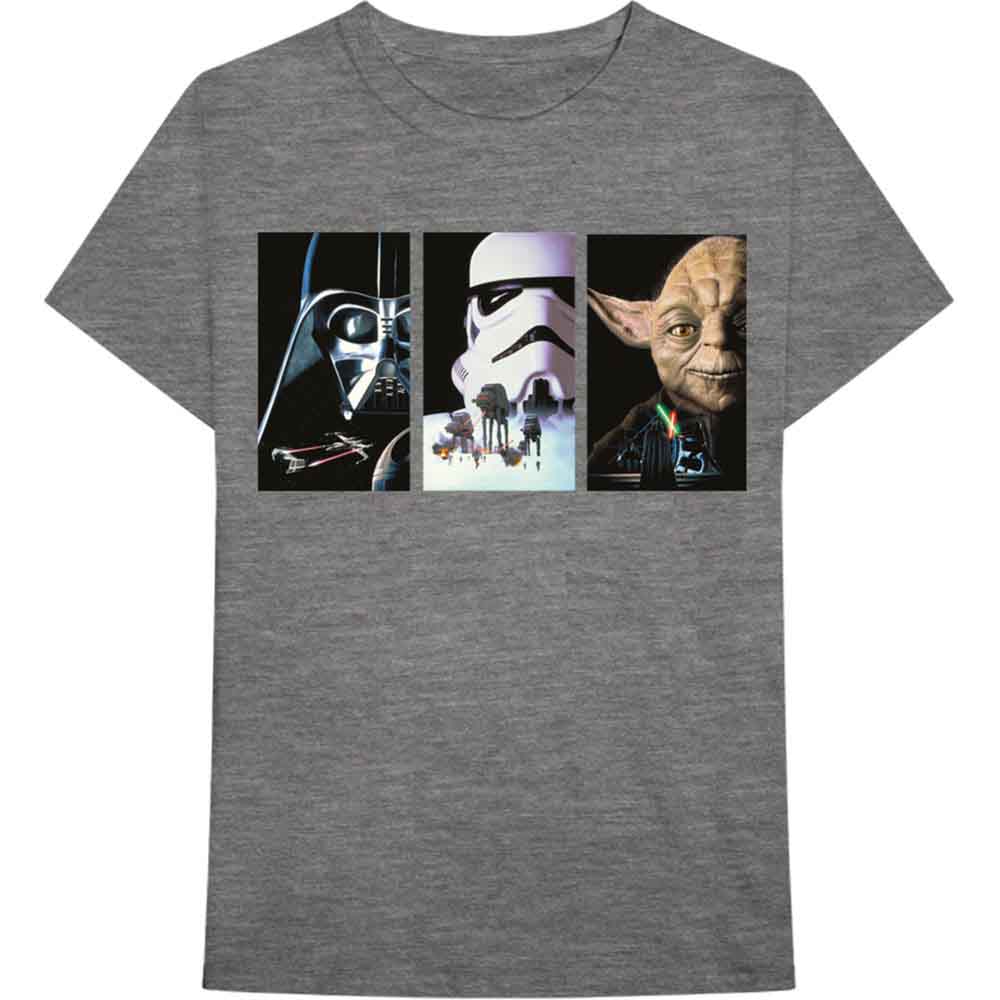 Star Wars - Tri VHS Art | T-Shirt Grey