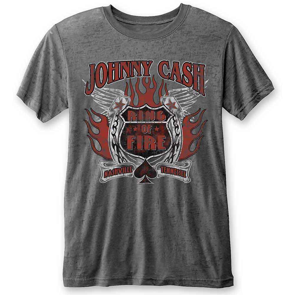 Johnny Cash - Ring of Fire | T-Shirt Grey