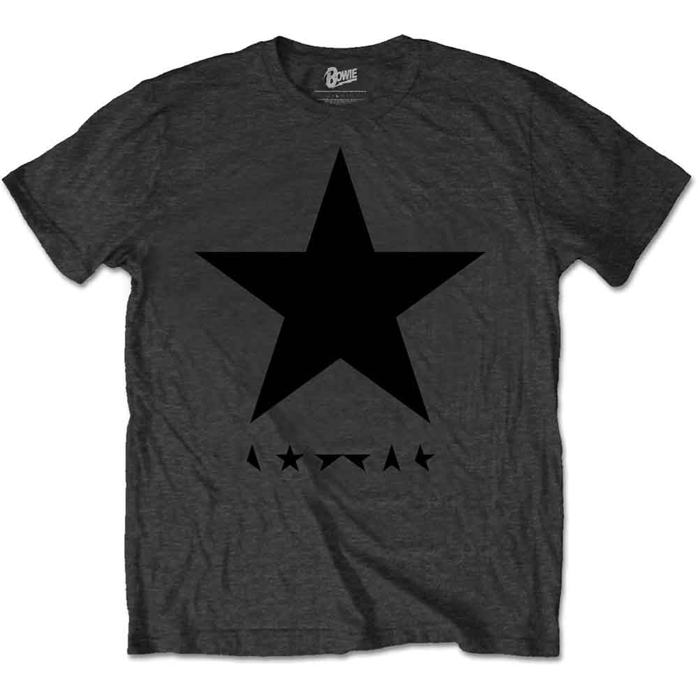 David Bowie - Blackstar on Grey | T-Shirt Grey