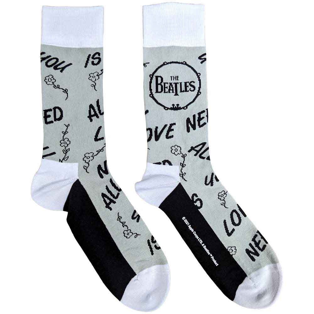The Beatles - AYNIL & Drum | Socks Grey