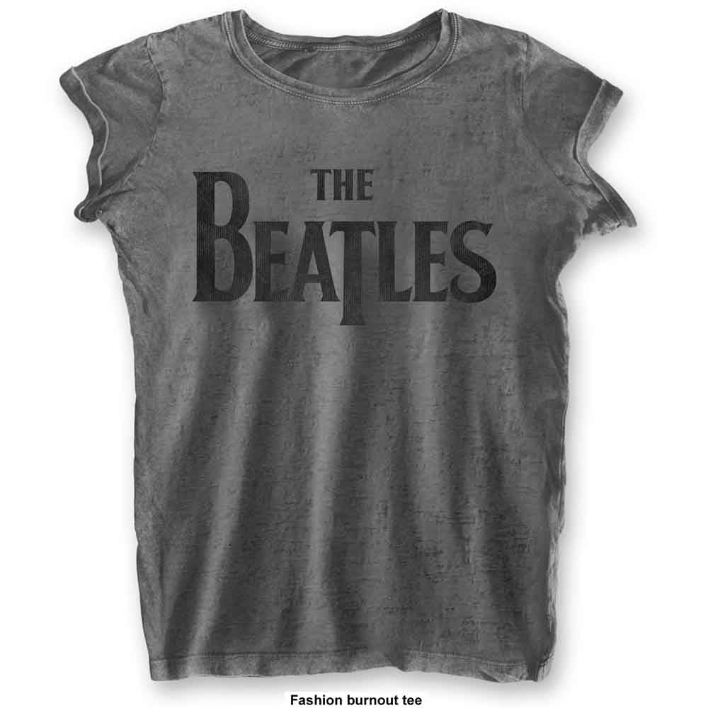 The Beatles - Drop T Logo | T-Shirt Grey
