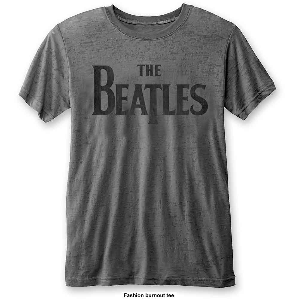 The Beatles - Drop T Logo | T-Shirt Grey