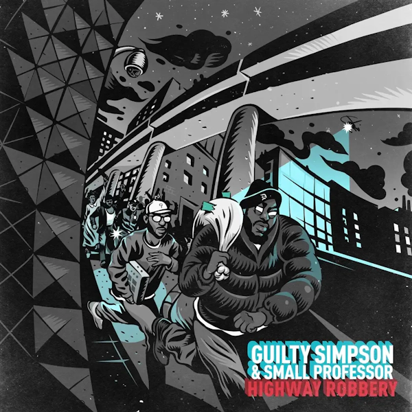Guilty Simpson & Small Professor | Highway Robbery (Indie Exclusive, Colored Vinyl, Ghostly Teal) | Vinyl