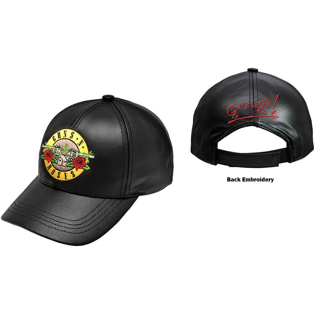 Guns N' Roses - GnFnRs Pleather Baseball Hat - Black | Hat Black