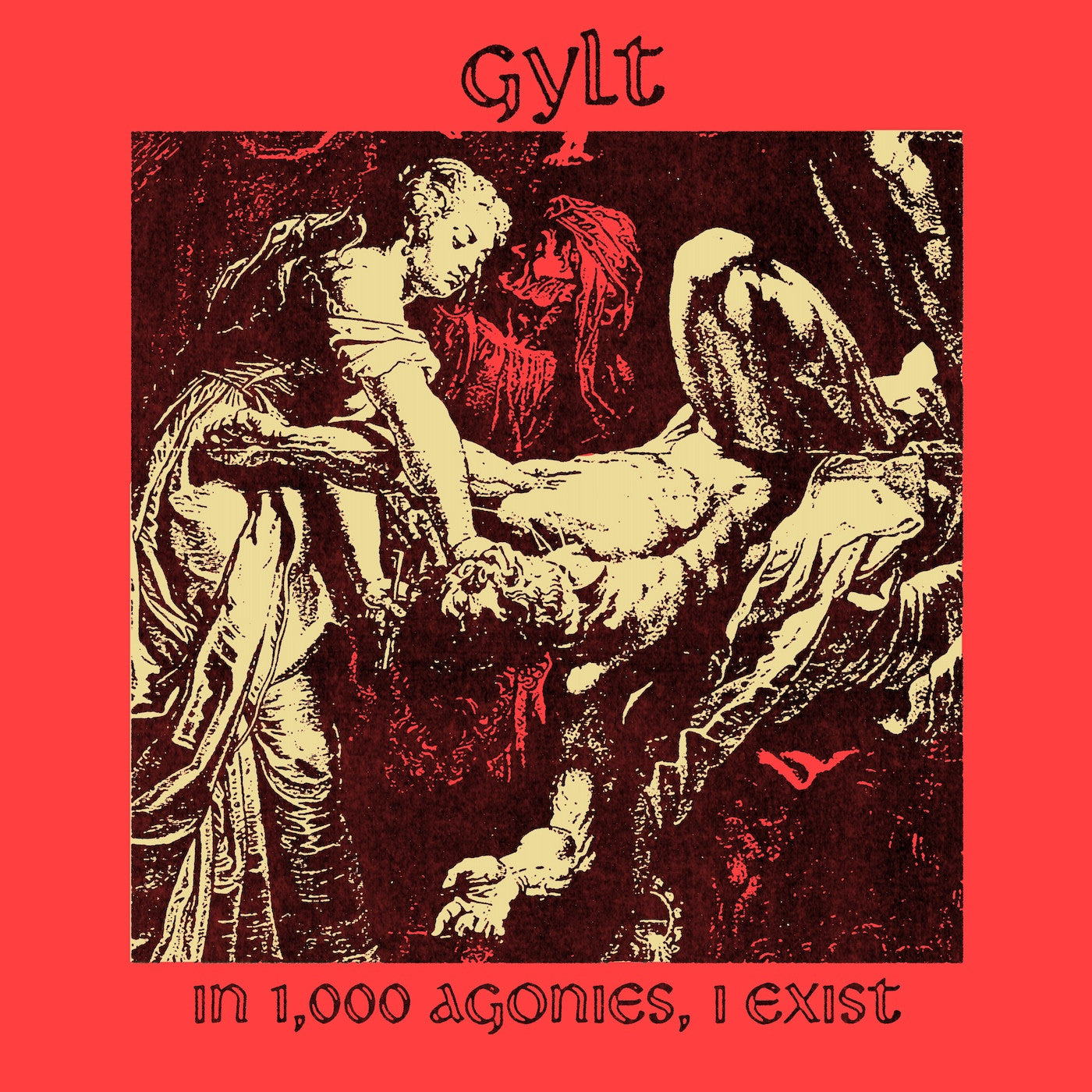 Gylt - In 1000 Agonies, I Exist (Transparent Red W/ Black Splatter Vinyl) | Vinyl