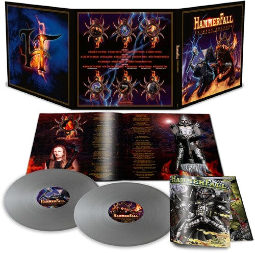 Hammerfall | Crimson Thunder: 20 Year Anniversary Edition (Colored Vinyl, Silver) (2 Lp's) | Vinyl - 0