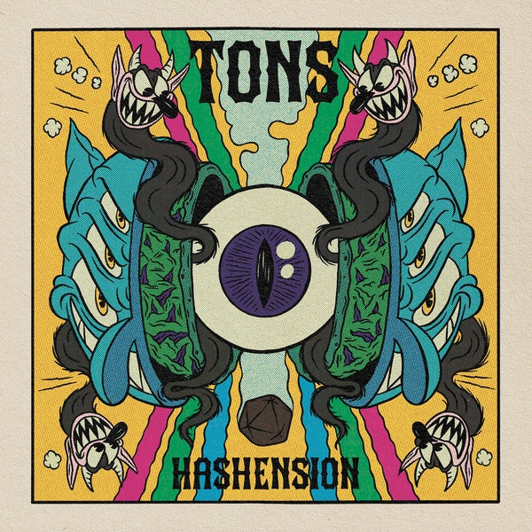 TONS - Hashension (Blue/Yellow/Pink Striped Vinyl) | Vinyl