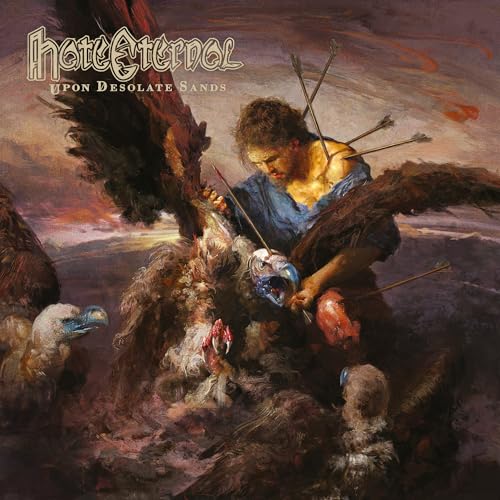 Hate Eternal - Upon Desolate Sands (Ltd. Transparent Blue W/ Red Splatters Vinyl Edition) | Vinyl
