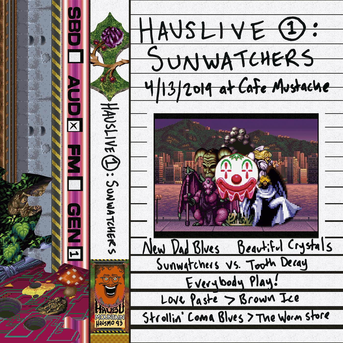 Sunwatchers - HausLive 1: Sunwatchers at Cafe Mustache 4/13/2019 | Cassette