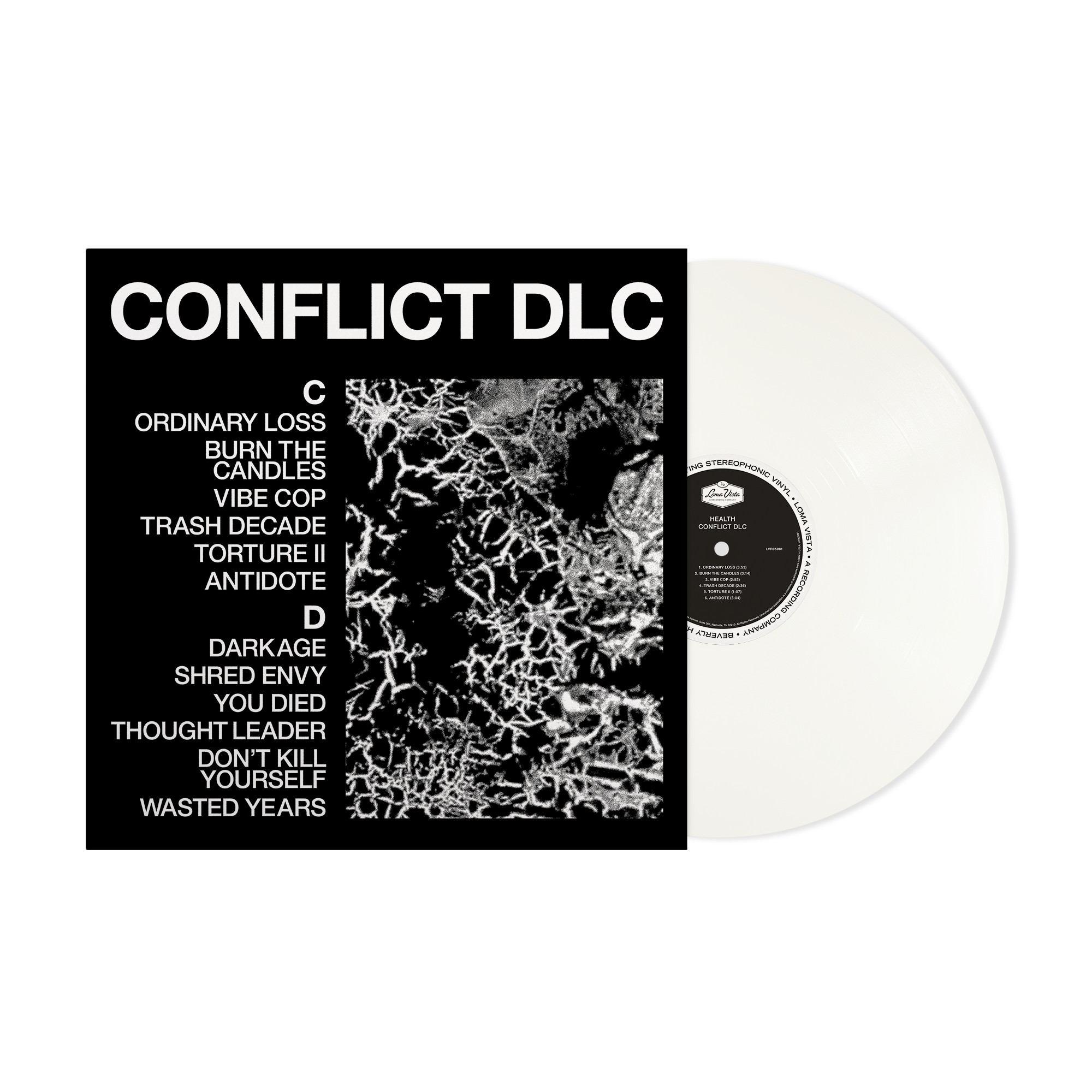Health - Conflict Dlc (Indie Exclusive) [White] [Signed Insert] | Vinyl
