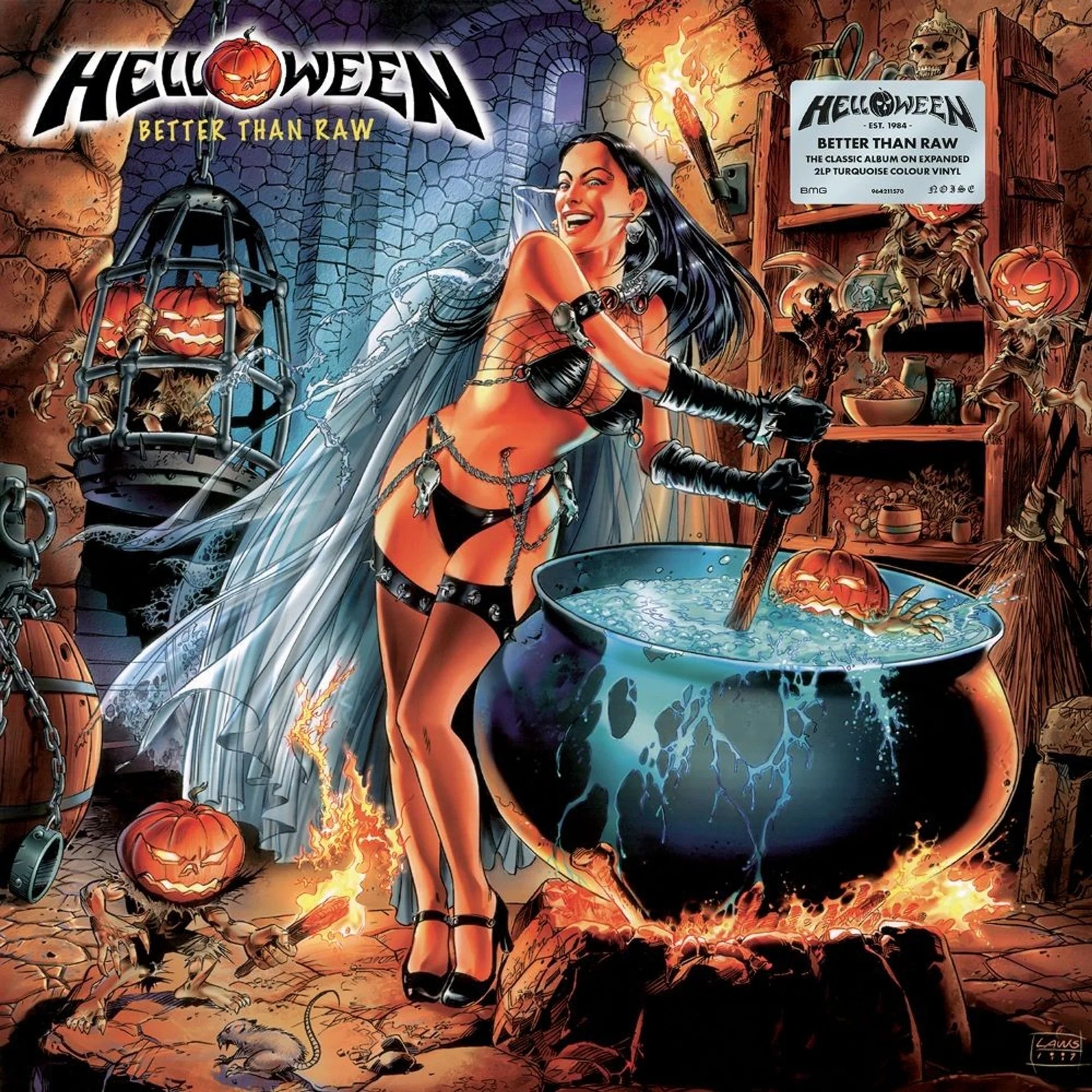 Helloween | Better Than Raw [Turquoise 2LP] | Vinyl