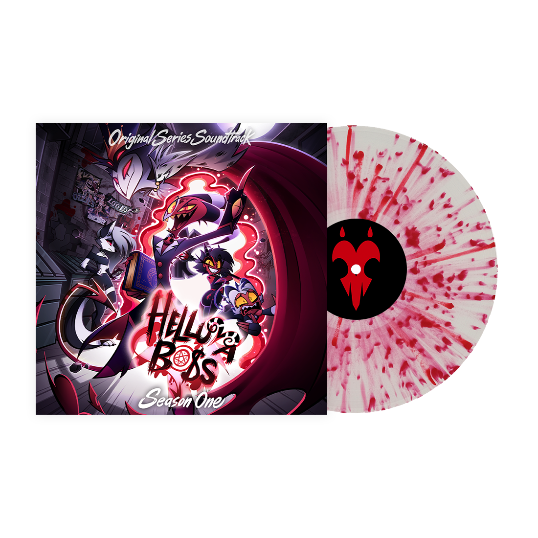 Helluva Boss - Helluva Boss: Season 1 (Original Soundtrack) [Standard Blood Splatter Vinyl] | Vinyl