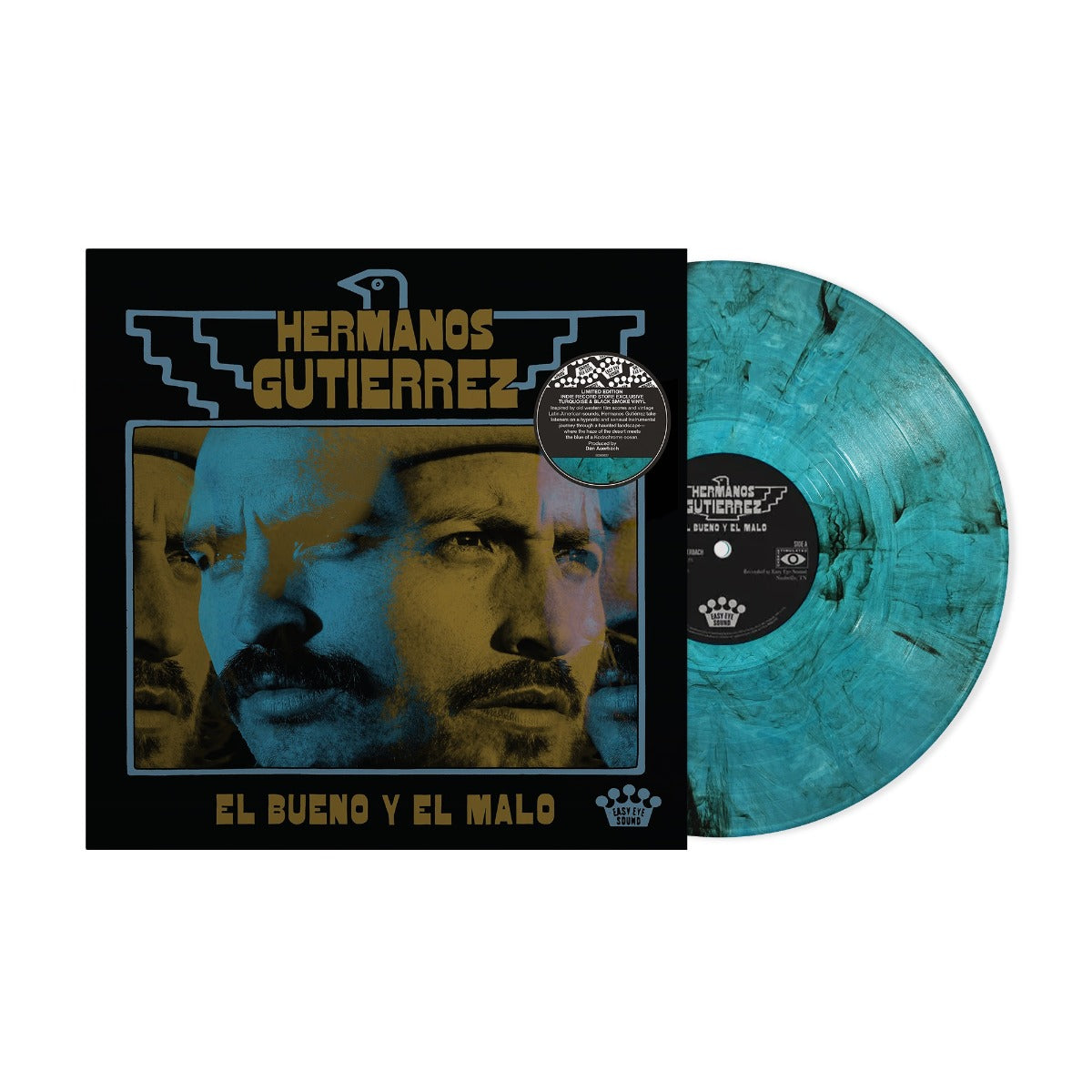 Hermanos Gutiérrez | El Bueno Y El Malo (Turquoise/Black Smoke Vinyl) (Indie Exclusive) | Vinyl