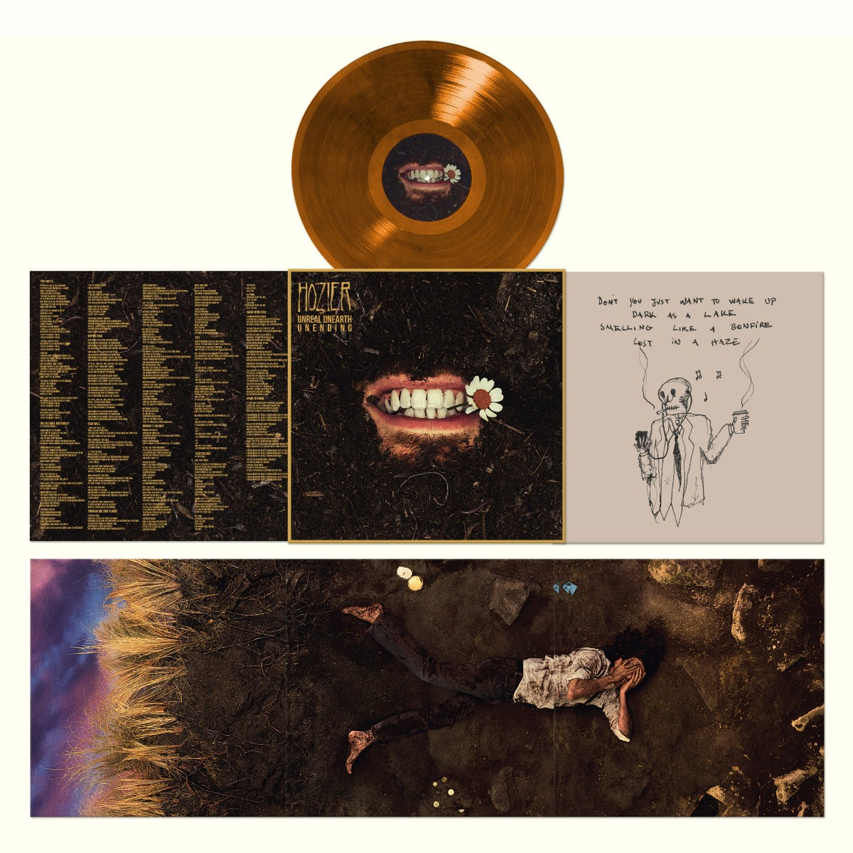 Hozier | Unreal Unearth Unending (140 Gram Raw Ochre Colored Vinyl) | Vinyl - 0