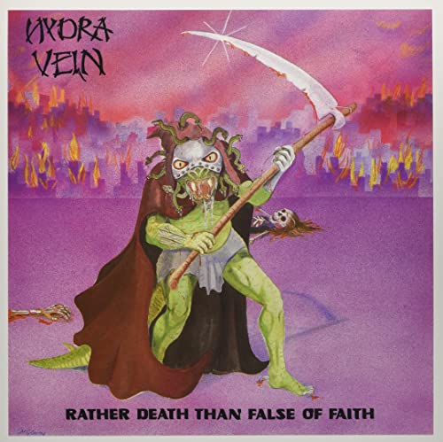 Hydra Vein | Rather Death Than False Of Faith (Clear/Purple Splatter Vinyl) + 12" Single | Vinyl
