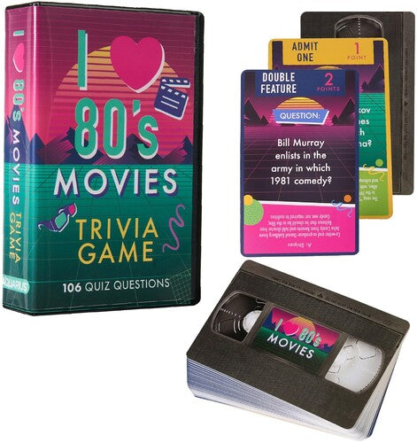 I Love 80's - I Love 80s Movies Trivia Card Game (Card Game) | Games
