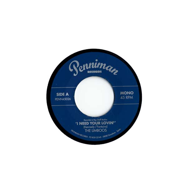 THE LIMBOOS - I Need Your Lovin'/I'm a Fool | Vinyl