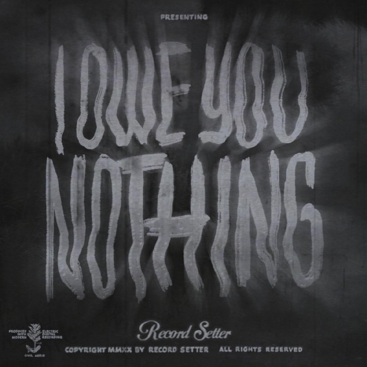 Record Setter | I Owe You Nothing (COLORED "BUTTERFLY" VINYL) | Vinyl