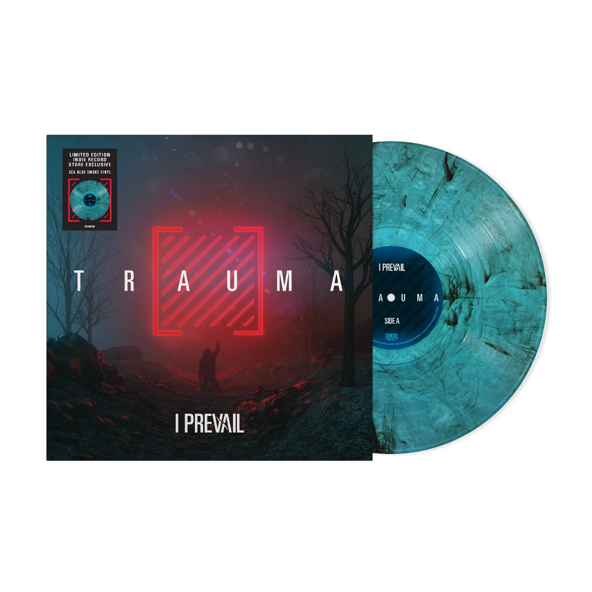 I Prevail | TRAUMA [Explicit Content] ( Indie Exclusive, Limited Edition, Colored Vinyl, Sea Blue Smoke) | Vinyl