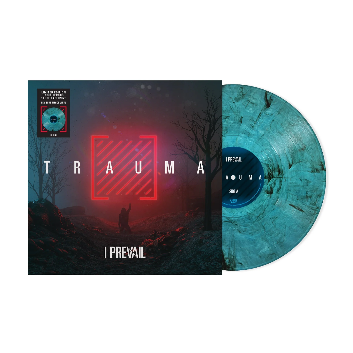 I Prevail - TRAUMA [Explicit Content] ( Indie Exclusive, Limited Edition, Colored Vinyl, Sea Blue Smoke) | Vinyl