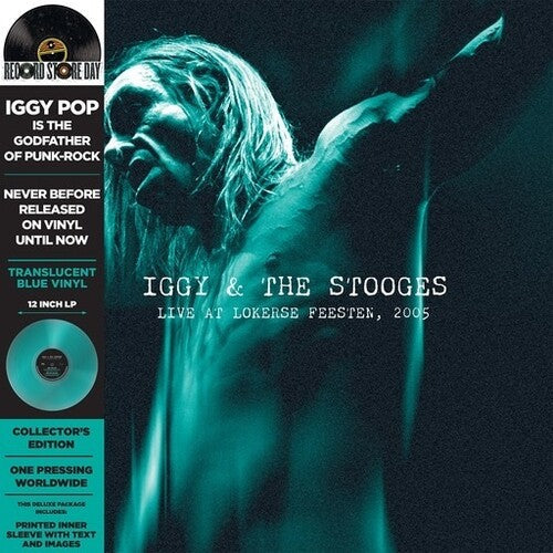Iggy & The Stooges - Live at Lokerse Feesten, 2005 (RSD) (RSD Exclusive, Colored Vinyl, Blue) | Vinyl