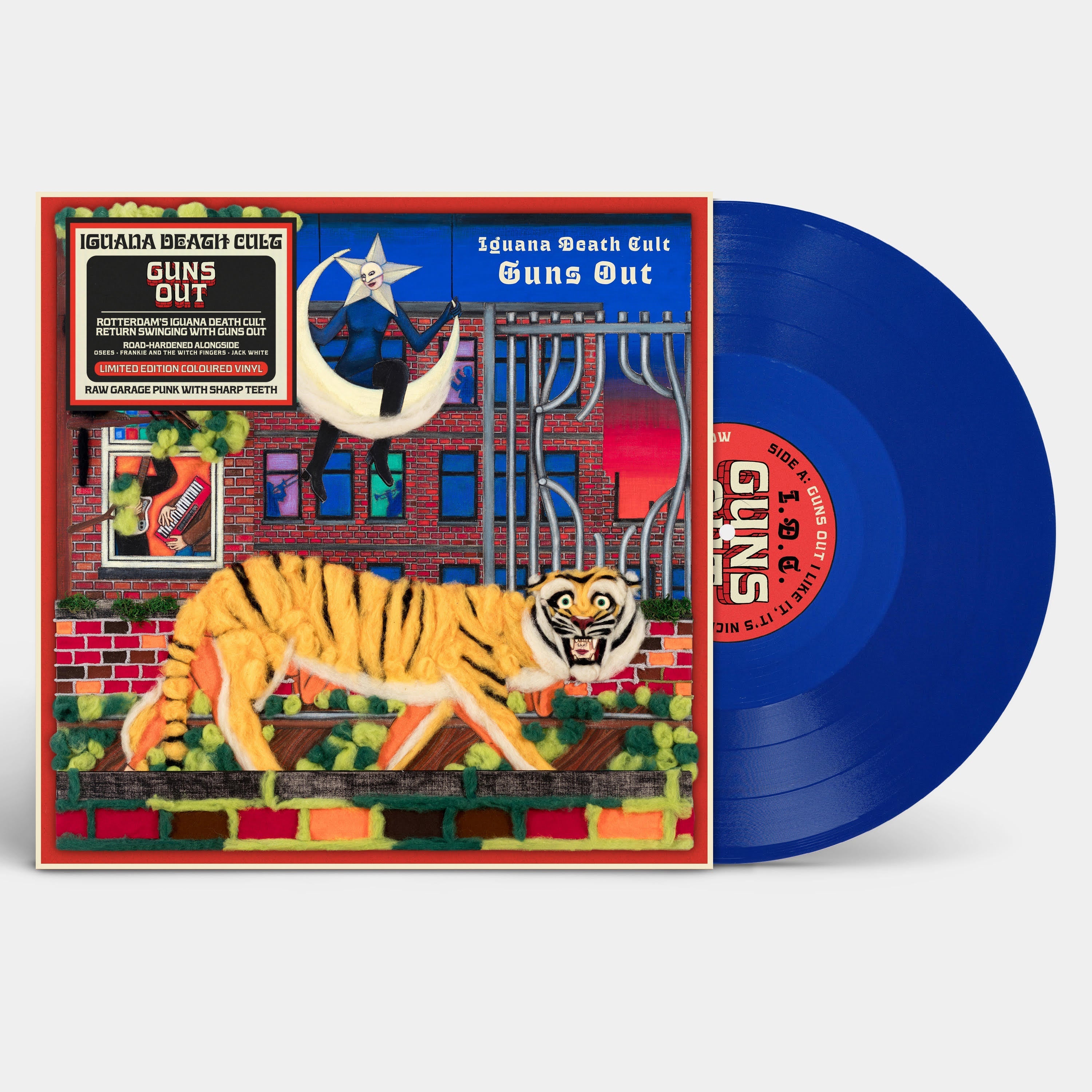 Iguana Death Cult | Guns Out (Limited Edition) [Blue Vinyl] | Vinyl