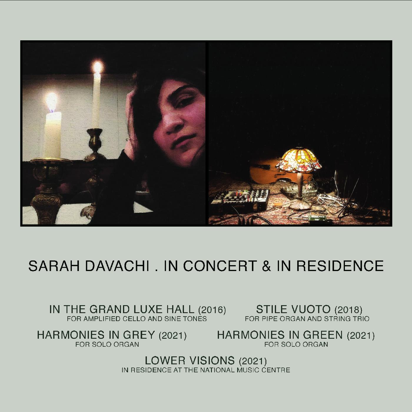 Sarah Davachi | In Concert & In Residence | CD
