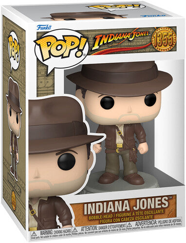Indiana Jones - FUNKO POP! MOVIES: Raiders of the Lost Ark - Indiana J w/jacket (Vinyl Figure) | Action Figure