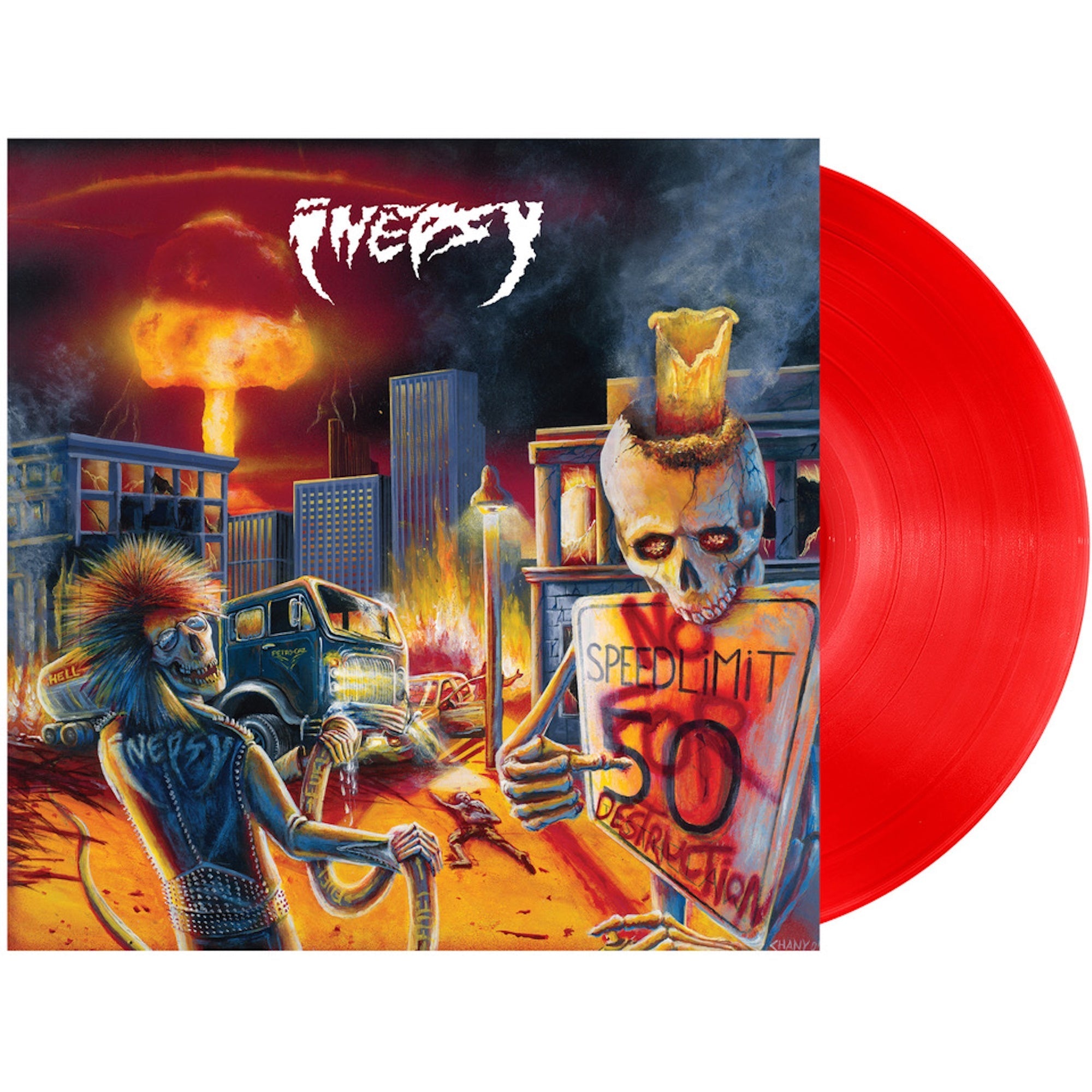 Inepsy | No Speed Limit For Destruction (Limited Edition) [Red Vinyl] | Vinyl