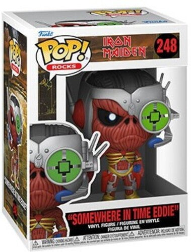 Iron Maiden | FUNKO POP! ROCKS: Iron Maiden- Eddie- Somewhere in Time (Styles May Vary) (Vinyl Figure) | Action Figure
