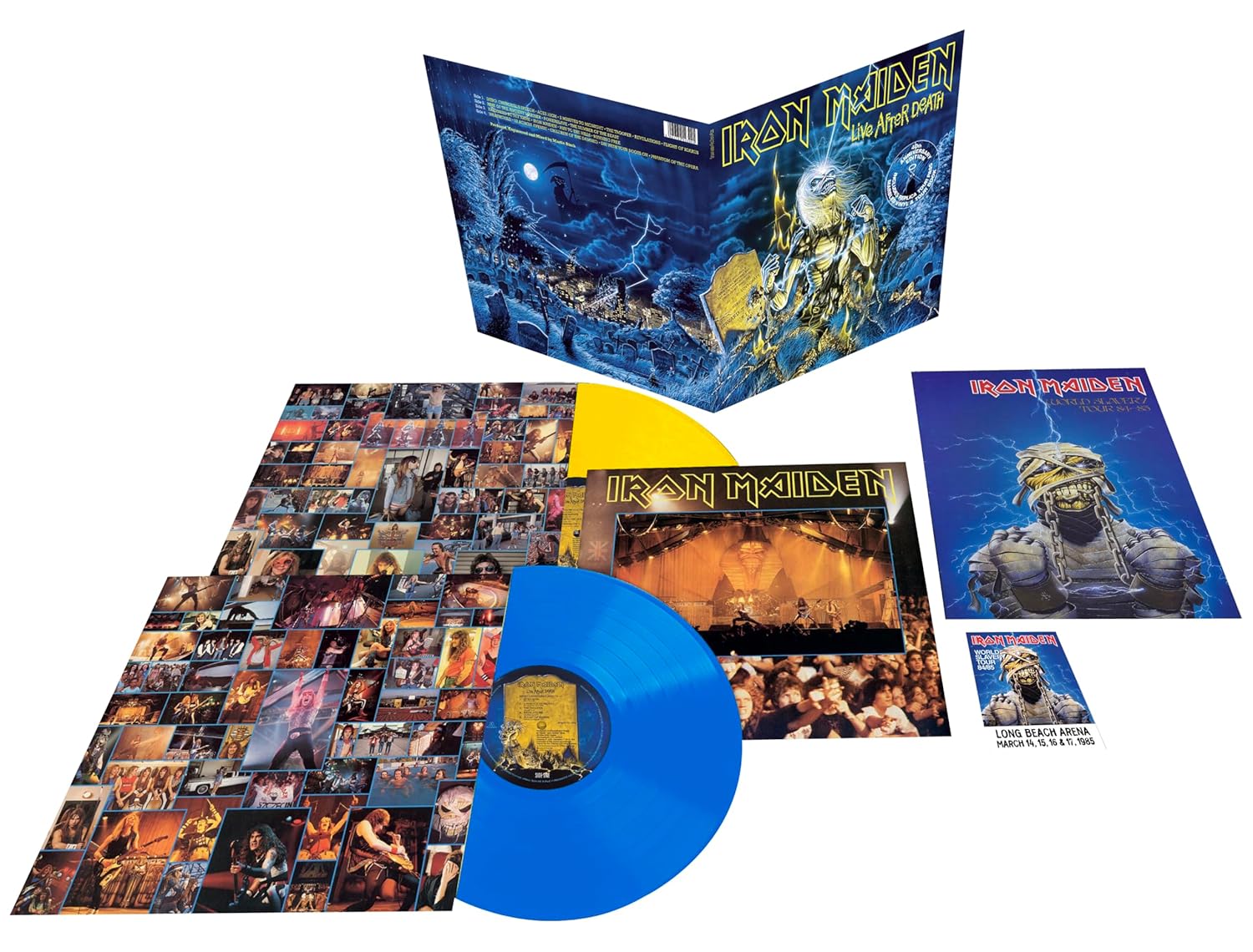 Iron Maiden | Live After Death: 40th Anniversary Edition (Limited Collector's Edition, Blue & Yellow Colored Vinyl) (2 Lp's) | Vinyl