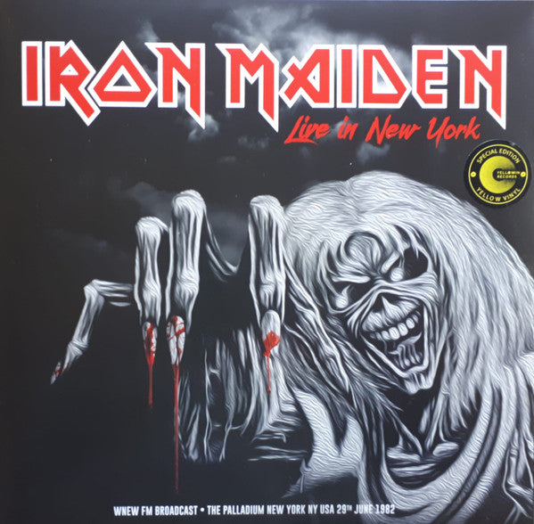 Iron Maiden - Live In New York: Palladium June 29th, 1982 (Yellow Vinyl) [Import] | Vinyl