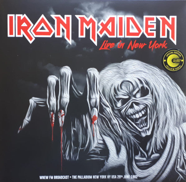 Iron Maiden | Live In New York: Palladium June 29th, 1982 (Yellow Vinyl) [Import] | Vinyl