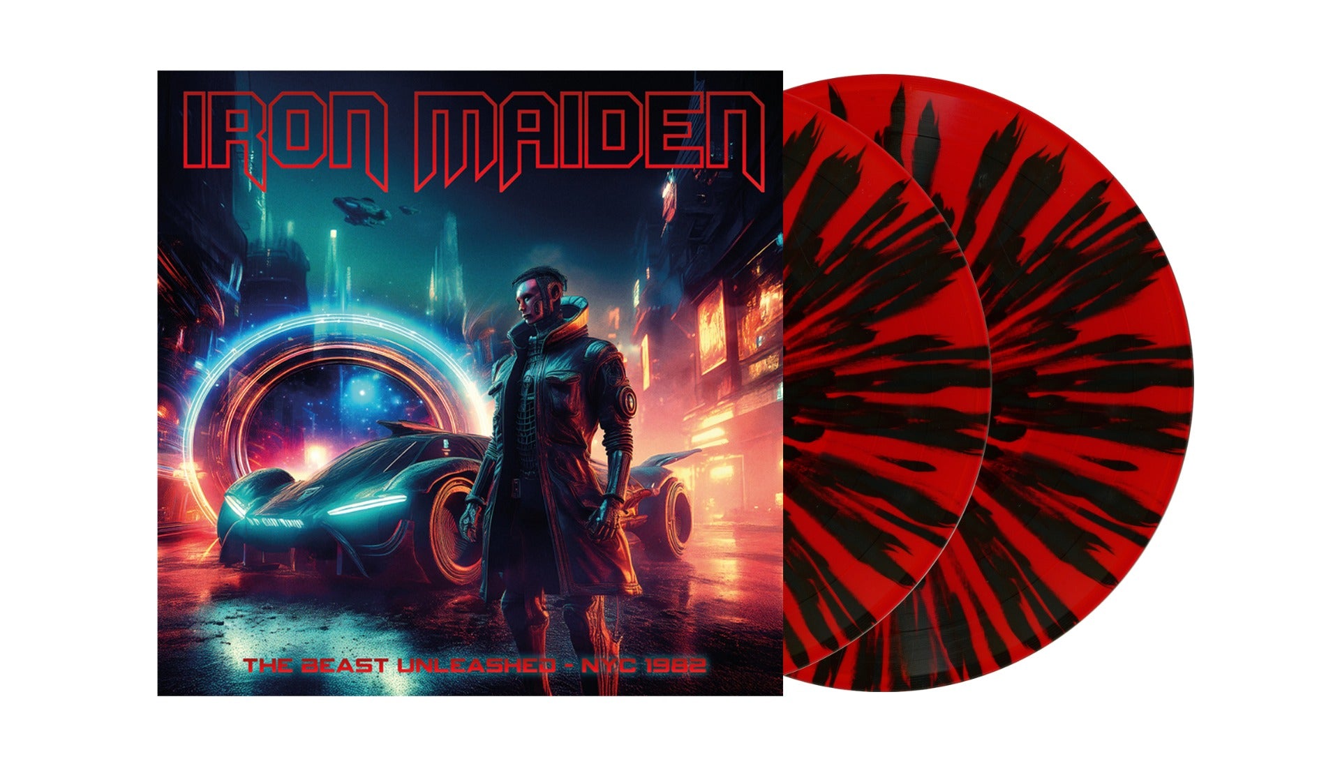 Iron Maiden | The Beast Unleashed - NYC 1982 (Red W/ Black Splatter Vinyl) (2Lp) | Vinyl