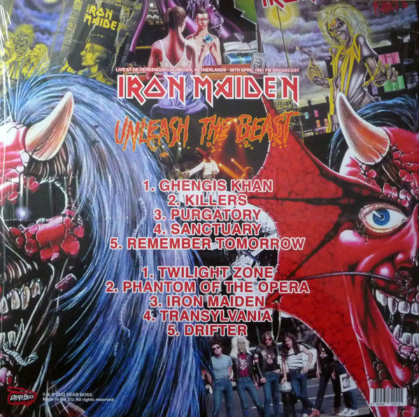 Iron Maiden - Unleash The Beast: Live At De Vereeniging Nijmegen, Netherlands 1981 (Limited Edition, Green & Yellow Splatter Colored Vinyl) [Import] | Vinyl
