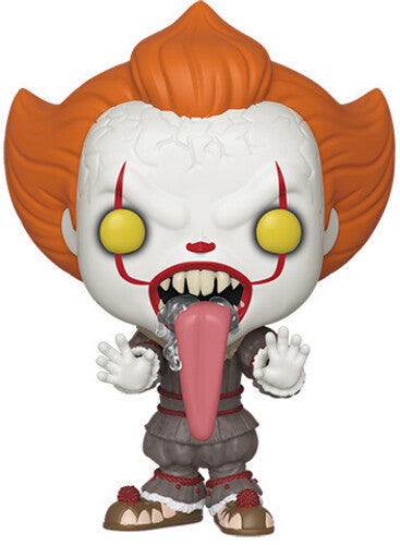 It | FUNKO POP! MOVIES: IT - Chapter 2 - Pennywise with Dog Tongue (Vinyl Figure) | Action Figure - 0