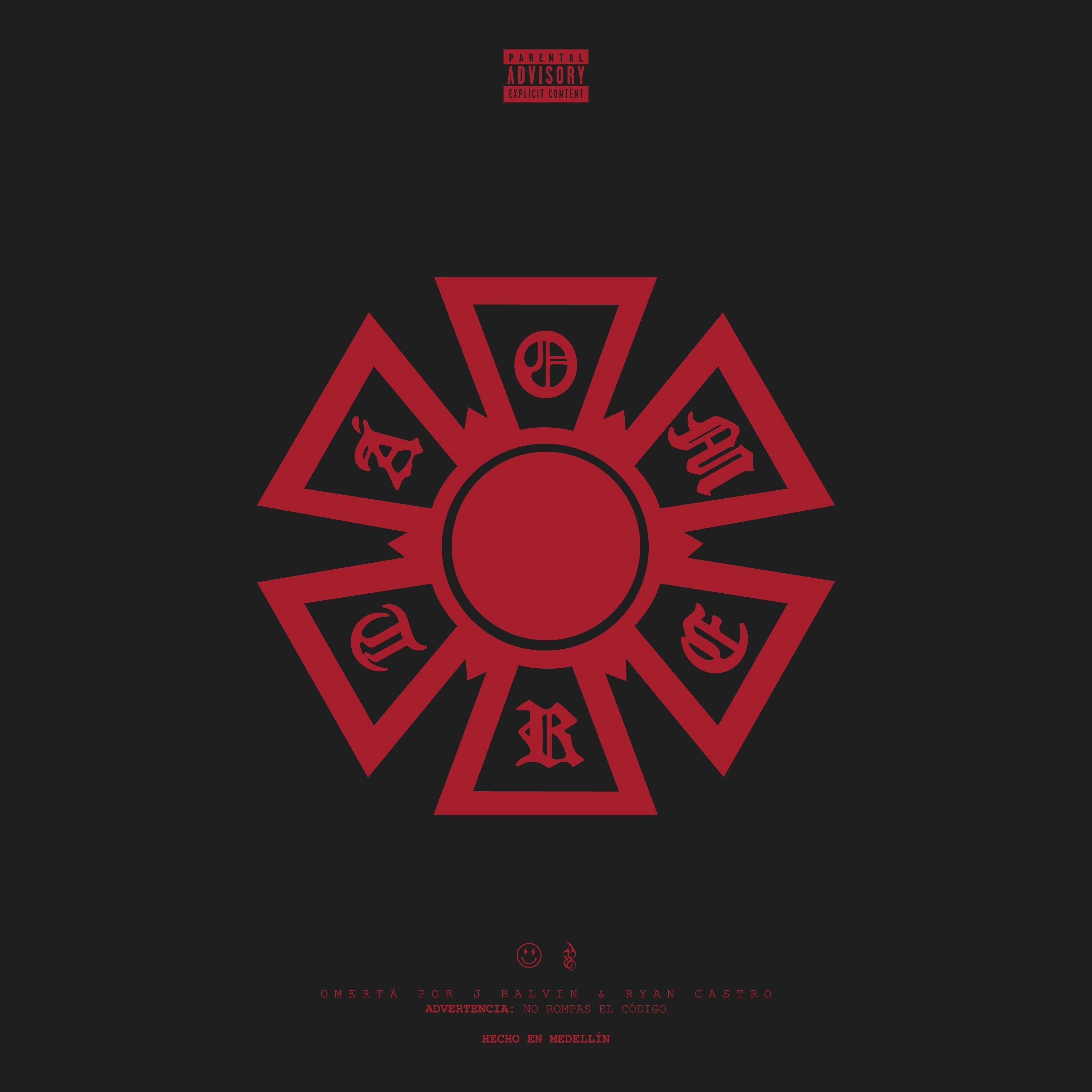 J Balvin & Ryan Castro - Omertá [Red] | Vinyl