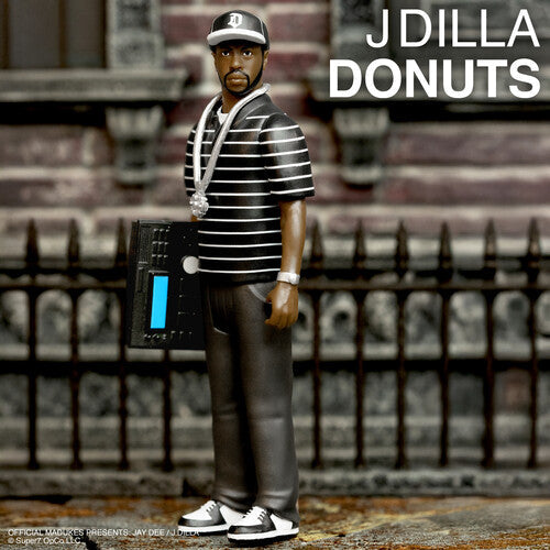 J Dilla - Super7 - J Dilla - ReAction Figures Wv1 - J Dilla (Donuts - Smile Album Cover) (Collectible, Action Figure) | Action Figure