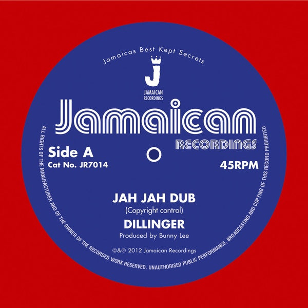 DILLINGER - Jah Jah Dub/A Social Version | Vinyl