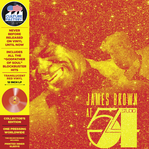 James Brown | At Studio 54 New York City (Colored Vinyl, Deluxe Edition, Limited Edition, Red, Remastered) | Vinyl